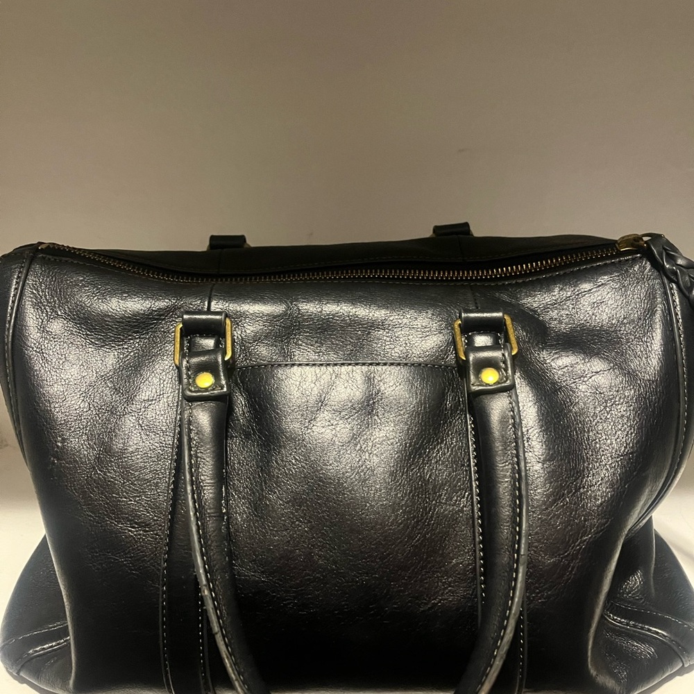 Fossil EUC Black Leather Hand Bag